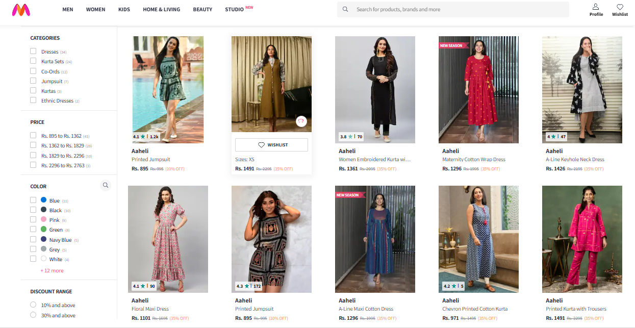 myntra onboarding 43 myntra onboarding Brand-Aaheli
