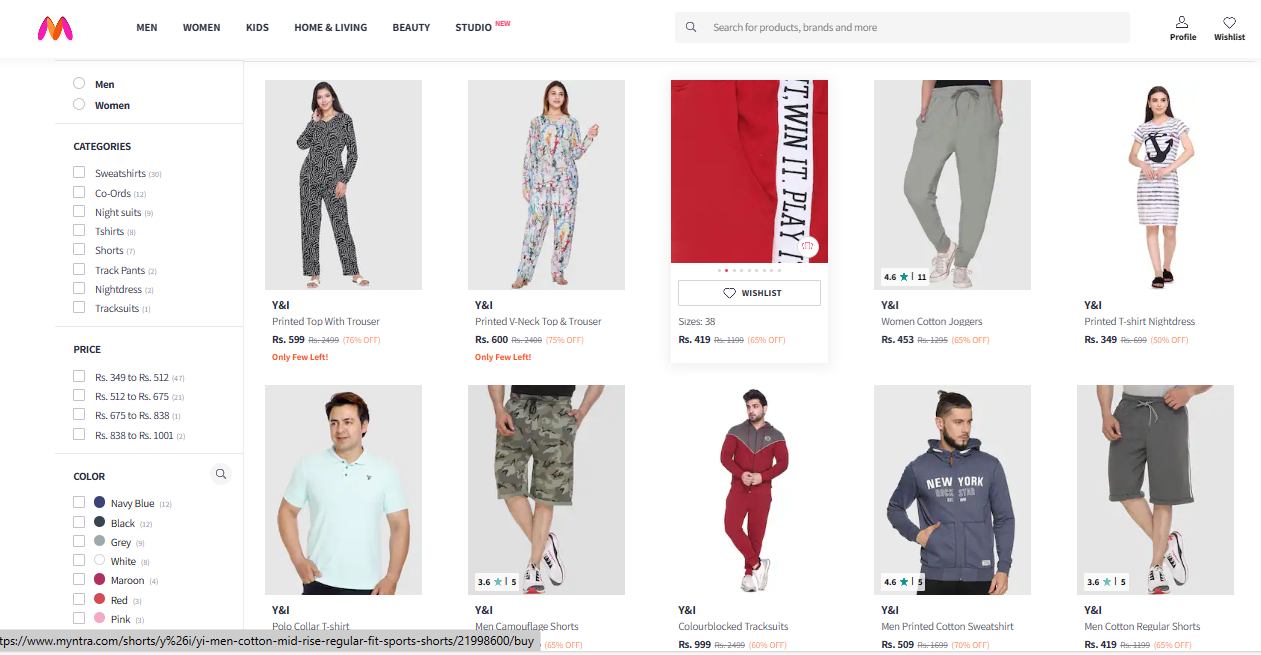 myntra onboarding 42 myntra onboarding Brand-Y& I