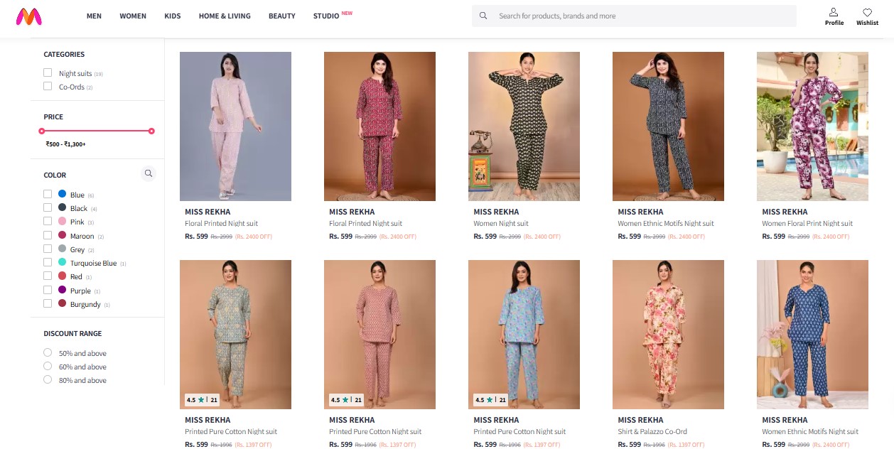 myntra onboarding 24 myntra onboarding Brand-Miss Rekha