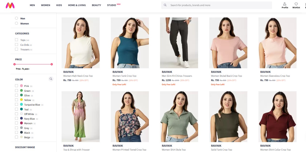myntra onboarding 33 myntra onboarding Brand- Ravinik