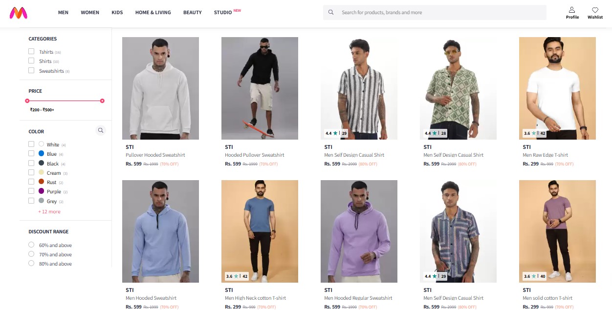 myntra onboarding 31 myntra onboarding Brand- STI